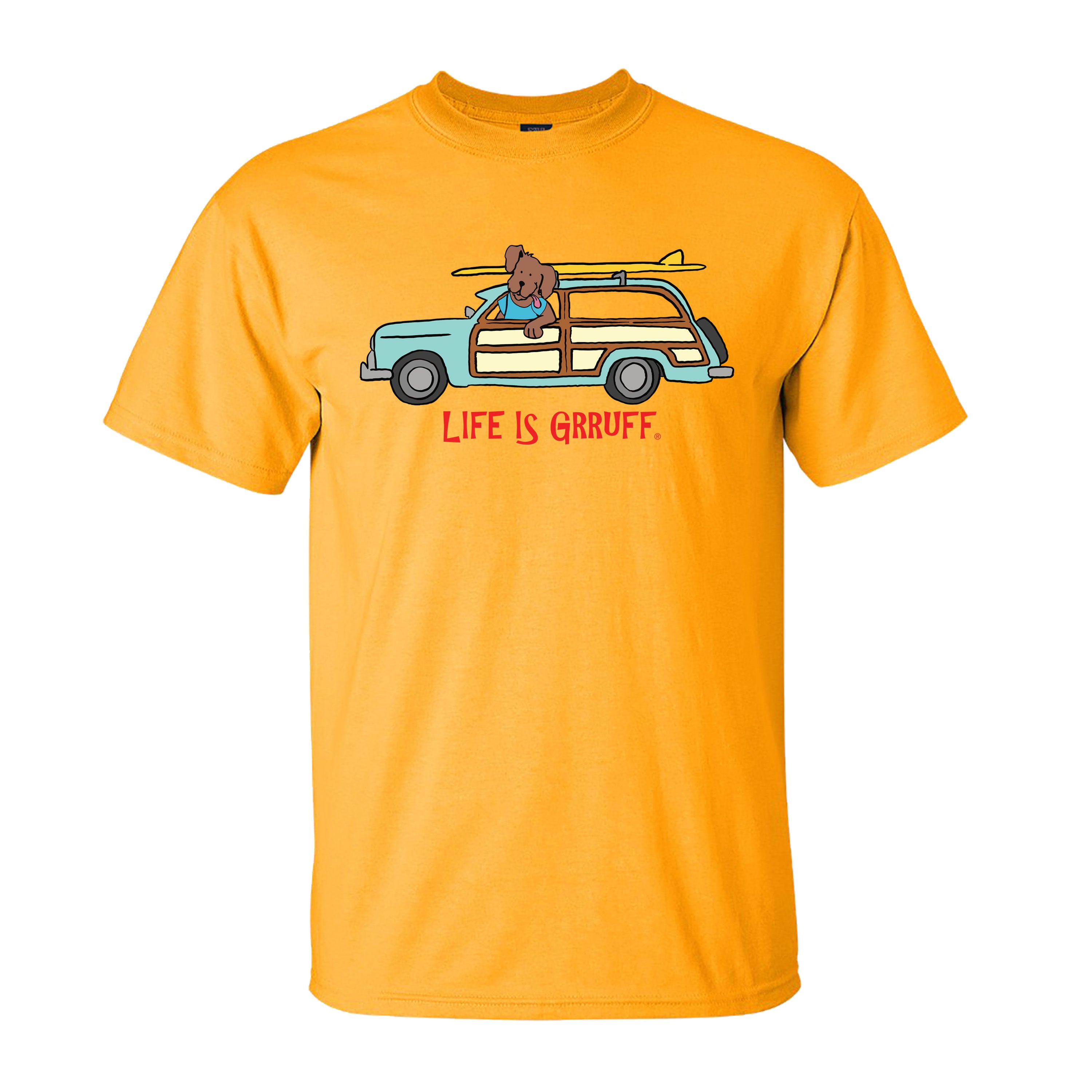 Classic fit tee/athletic gold with woody