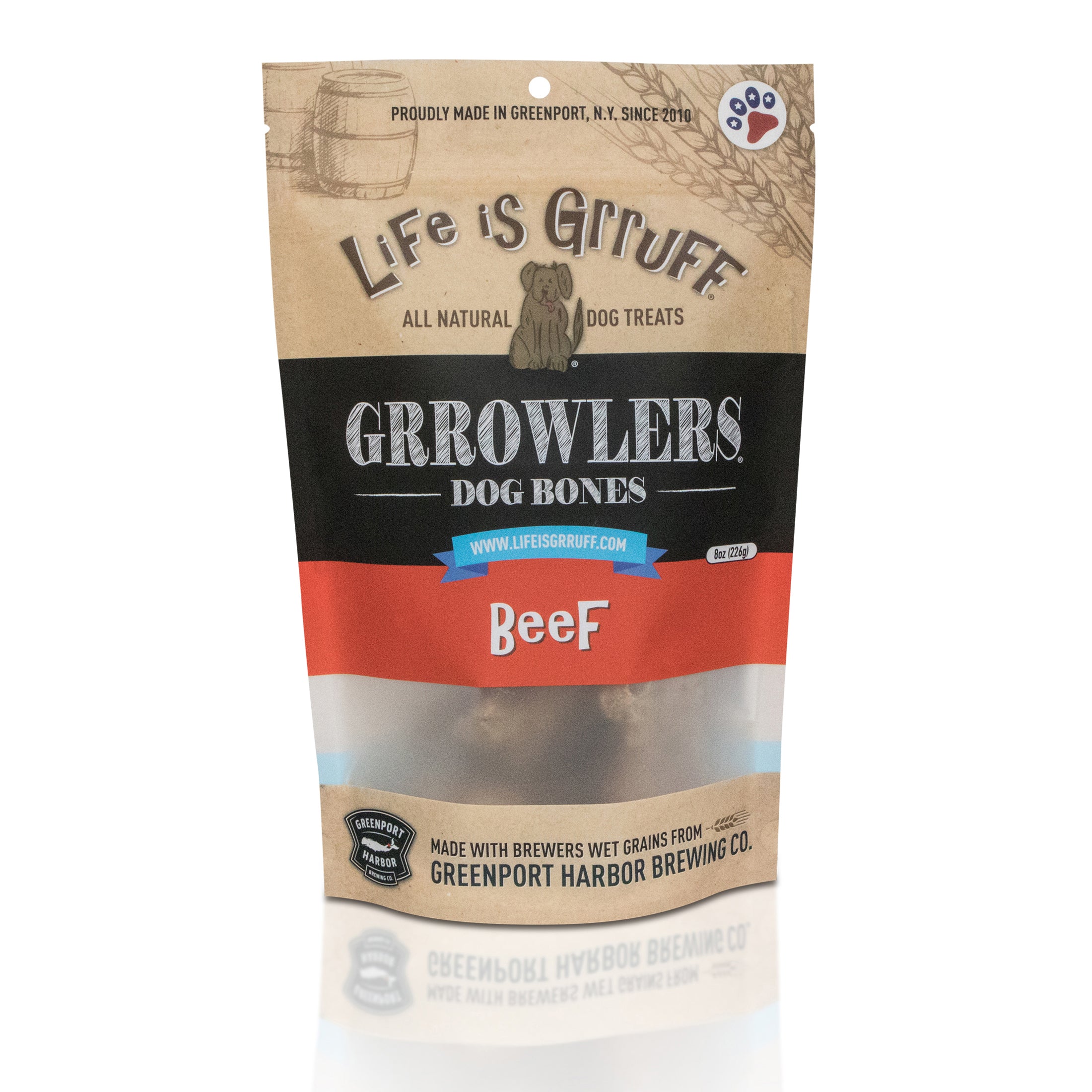 Grrowler's Dog Bones: Beef Liver