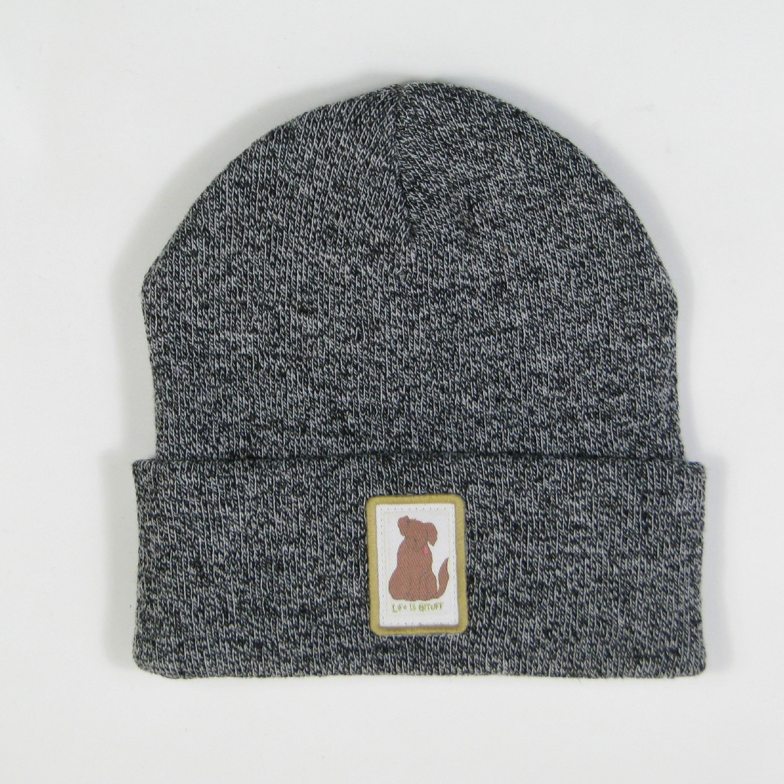 LIG Beanie Marled Cuff Dog available in 3 colors