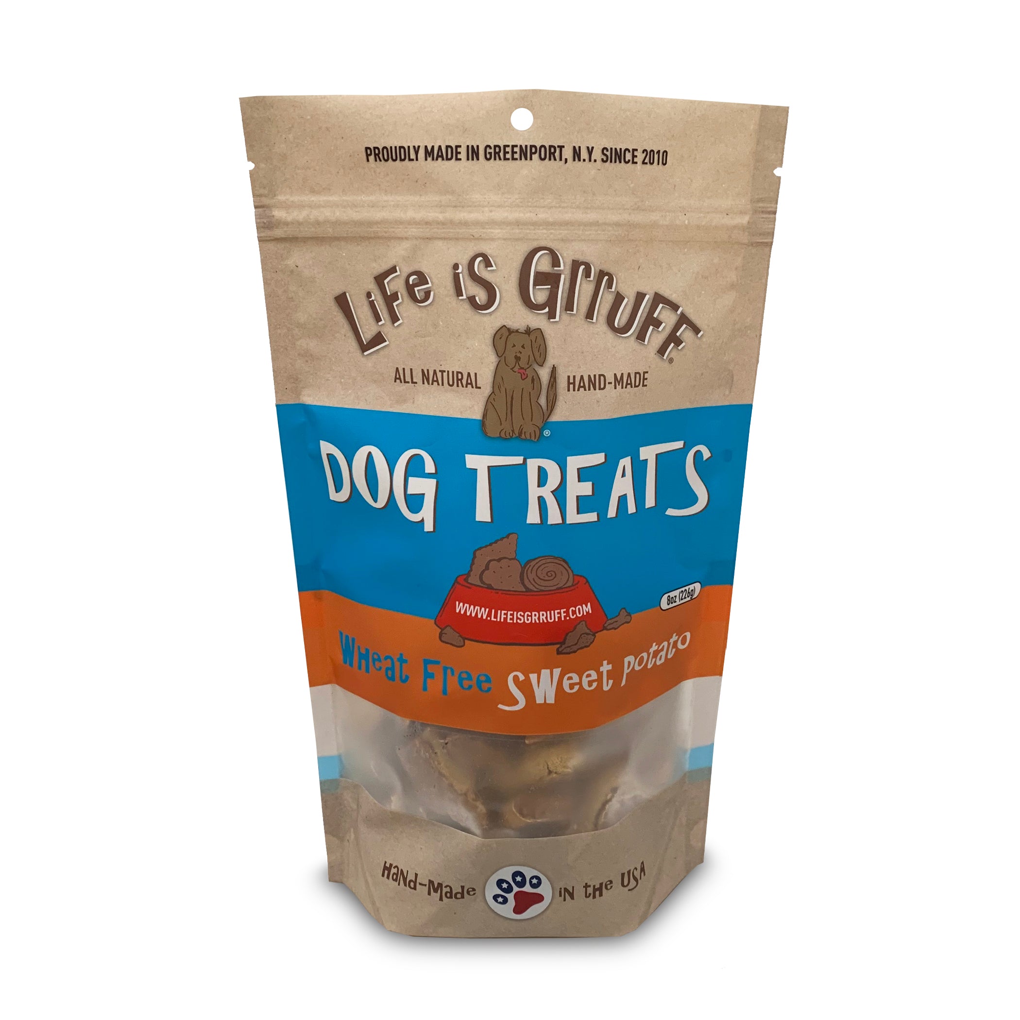 Life Is Grruff Wheat-Free Sweet Potato Dog Treats