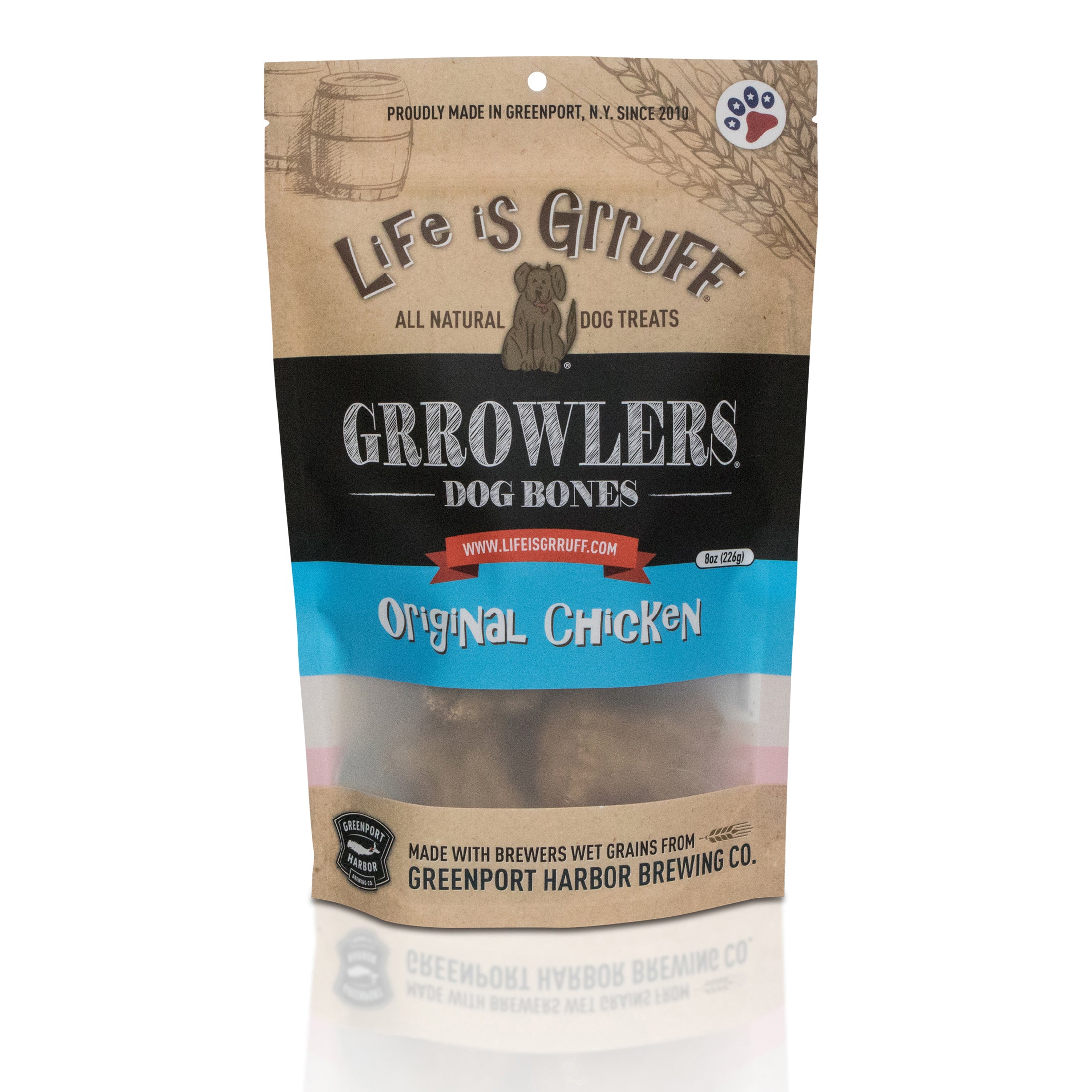 Grrowler's Dog Bones: Original Chicken Liver